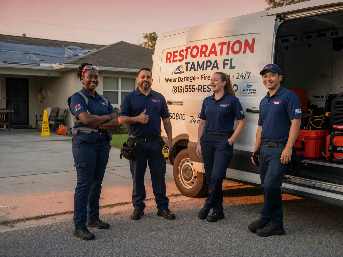 Water Damage Restoration company in Husser, LA